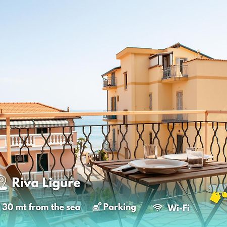 Posto Auto Gratuito Relax A 30 Metri Dal Mare Apartamento Riva Ligure Exterior foto